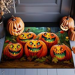 halloween decoraties enge pompoenen deurmat keukenmat vloermat antislip gebiedskleed oliebestendig tapijt binnen buiten mat slaapkamer decor badkamer mat entree tapijt Lightinthebox