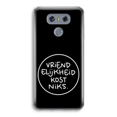 Vriendelijkheid: LG G6 Transparant Hoesje