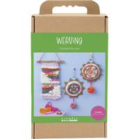Creativ Company Hobbyset weven, wandbevestigingen, diverse kleuren, 1 doos