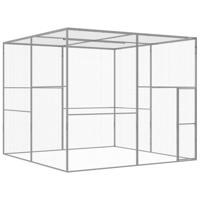 Kattenkooi 3x3x2,5 m gegalvaniseerd staal