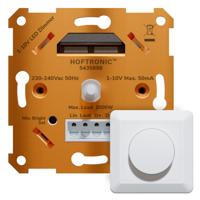 LED Dimmer - 1-10V - Max 50mA - Incl. wit frame en draaiknop - Geschikt voor 1-10V dimbare verlichting - voor LED High Bay & LED Panelen LED Dimmer - 1-10V - Max 50mA - Incl. wit frame en draaiknop - Geschikt voor 1-10V dimbare verlichting - voor LED High Bay & LED Panelen