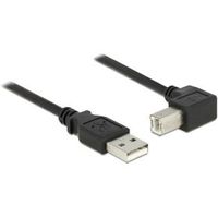 Delock 84809 Kabel USB 2.0 Type-A male > USB 2.0 Type-B male haaks 0,5 m zwart Delock 84809 Kabel USB 2.0 Type-A male > USB 2.0 Type-B male haaks 0,5 m zwart