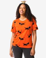 HEMA Takkie dames T-shirt jersey Koningsdag oranje (oranje)