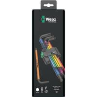 Wera 950 SPKL/9 SM N Inbus Haakse schroevendraaierset 1.5 mm, 2 mm, 2.5 mm, 3 mm, 4 mm, 5 mm, 6 mm, 8 mm, 10 mm 9-delig