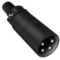 Amphenol EP-6-12B XLR-connector Stekker, recht Aantal polen: 6 Zwart 1 stuk(s)