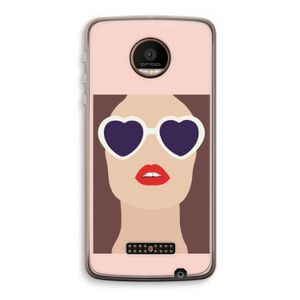 Red lips: Motorola Moto Z Force Transparant Hoesje