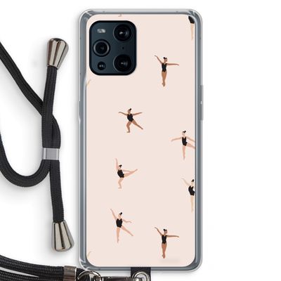 Dancing #1: Oppo Find X3 Transparant Hoesje met koord