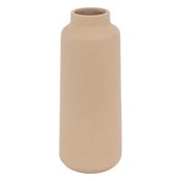 Bloemenvaas Emporor - mat lichtroze - keramiek - D12 x H30 cm - Stelen en boeketten