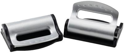 HP Safety belt stopper pair, black/silver