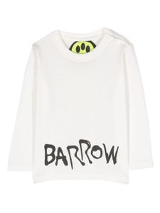 Barrow kids t-shirt en coton à imprimé ourson - Blanc