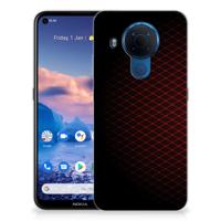 Nokia 5.4 | TPU bumper | Geruit Rood