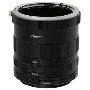 Fotodiox Macro Extension Tube Set voor Canon EOS (EF, EF-S) (Macro-Tube-EOS)