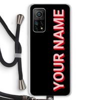 Namecase: Xiaomi Mi 10T 5G Transparant Hoesje met koord