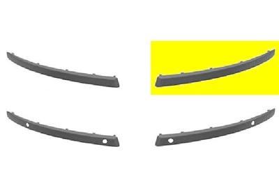 BUMPERLIJST LINKS BUMPER ZWART zonder PDC-GATEN 0628581