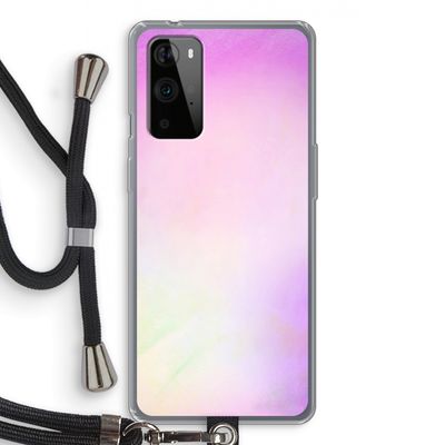 Flow mist pastel: OnePlus 9 Pro Transparant Hoesje met koord
