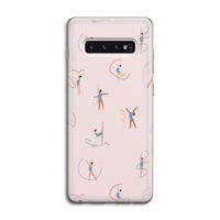 Dancing #3: Samsung Galaxy S10 4G Transparant Hoesje