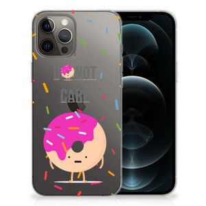 iPhone 12 Pro Max Siliconen Case Donut Roze