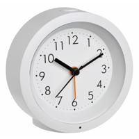 TFA Dostmann 60.1029.02 Wekker Kwarts Wit Alarmtijden 1 Slepend uurwerk (geluidsloos)