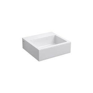 Clou Flush 1 Toiletfontein Met Voorbewerkt Kraangat En Plug Wit Mineral Marmer 28x27x9 cm Clou