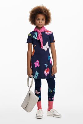 Skaterjurk met fruitprint - BLUE - 11/12