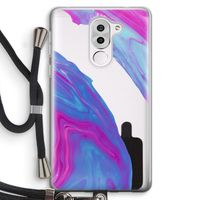 Zweverige regenboog: Honor 6X Transparant Hoesje met koord