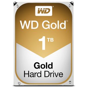 Western Digital Gold interne harde schijf 1 TB 7200 RPM 128 MB 3.5" SATA III