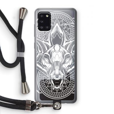 Oh Deer: Samsung Galaxy A31 Transparant Hoesje met koord