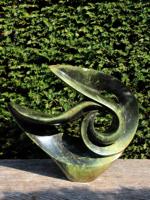 Beeld natuursteen Wave, 41 cm