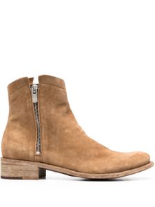 Officine Creative bottines Oliver Sigaro en daim - Marron