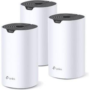 TP-Link Deco S7 (3-pack) Dual-band (2.4 GHz / 5 GHz) Wi-Fi 5 (802.11ac) Wit, Zwart Intern
