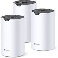 TP-Link Deco S7 (3-pack) Dual-band (2.4 GHz / 5 GHz) Wi-Fi 5 (802.11ac) Wit, Zwart Intern