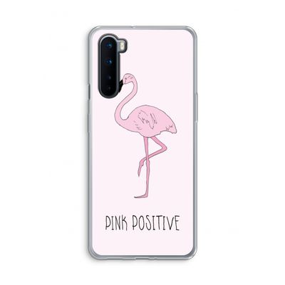 Pink positive: OnePlus Nord Transparant Hoesje