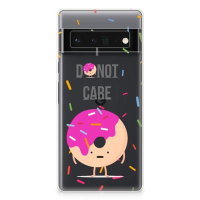 Google Pixel 6 Pro | Siliconen Case | Donut Roze