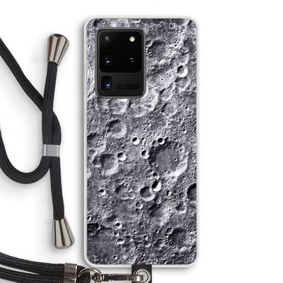 Maanlandschap: Samsung Galaxy S20 Ultra Transparant Hoesje met koord