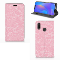 Huawei P Smart Plus Smart Cover White Flowers