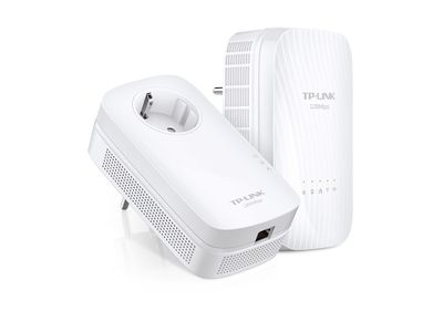 TP-LinkTL-PA8010P KIT AV1300 Gigabit Powerline met stopcontact startset Powerline Wit