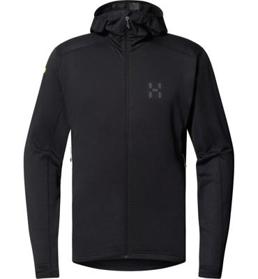 Haglofs L.I.M Mid Multi II Hood Fleece Heren True Black M
