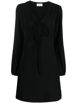 P.A.R.O.S.H. robe Abito à col v - Noir