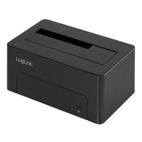 LogiLink QP0027 USB-C 10Gbps SATA 6 Gb/s 1 poort Harde schijf-dockingstation 2.5 inch, 3.5 inch