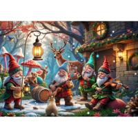 Enchanted Christmas in the Woods Puzzel 1000 stukjes