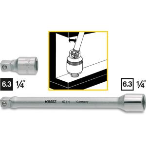 Hazet HAZET 871-1 Dopsleutelverlenging Aandrijving 1/4 (6.3 mm) 25 mm 1 stuk(s)