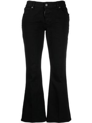 DSQUARED2 jean Bull à coupe évasée - Noir