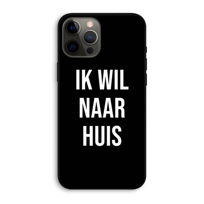 Ik wil naar huis - Zwart: iPhone 12 Pro Max Biologisch afbreekbaar hoesje