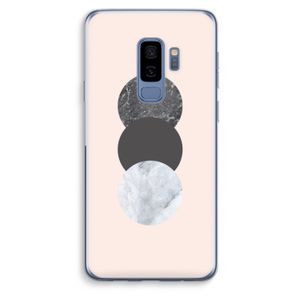 Marmeren cirkels: Samsung Galaxy S9 Plus Transparant Hoesje