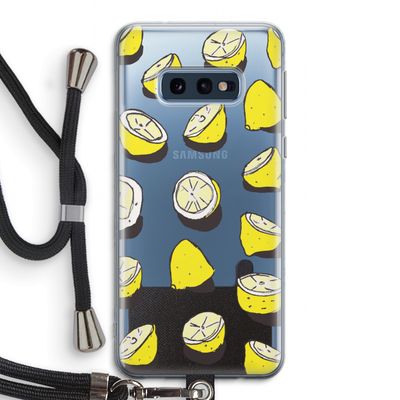 When Life Gives You Lemons...: Samsung Galaxy S10e Transparant Hoesje met koord