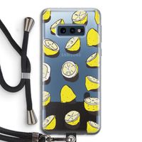 When Life Gives You Lemons...: Samsung Galaxy S10e Transparant Hoesje met koord