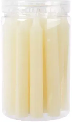 Decoris kerstboomkaars mini ivoor 22 stuks