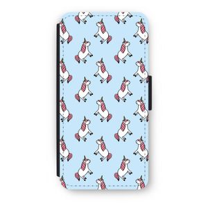 Eenhoorns overal: iPhone SE 2020 Flip Hoesje