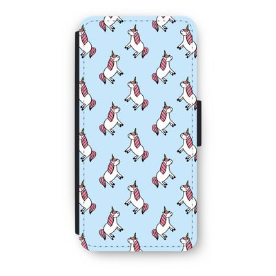 Eenhoorns overal: iPhone SE 2020 Flip Hoesje