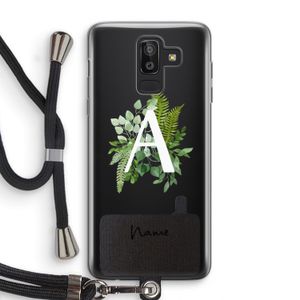 Green Brush: Samsung Galaxy J8 (2018) Transparant Hoesje met koord